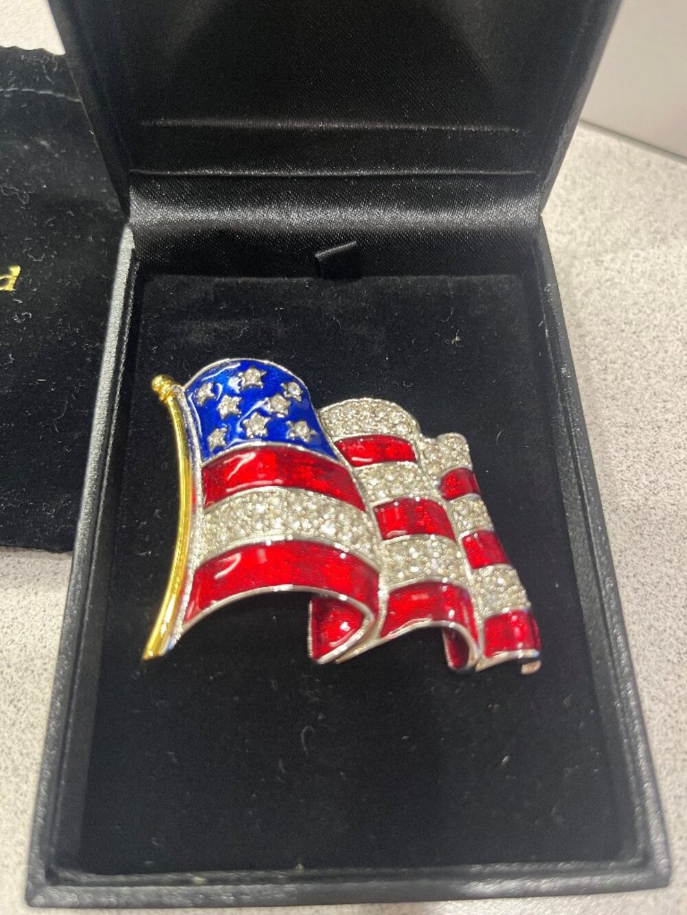 Ann Hand American Flag Pin-Large